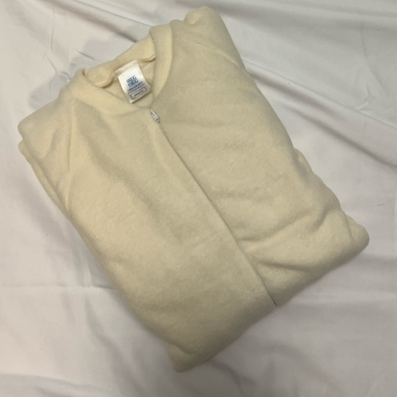 #1 - NWT - CREAM Adult Footed Pajamas - Picture 4 of 6